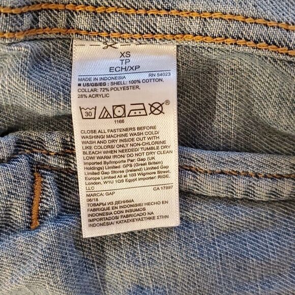 Gap Ladies Denim Jacket XS - Picture 4 of 6